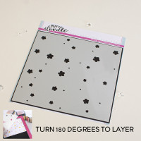 Шаблон "Силата на Цветята", 15 см х 15 см