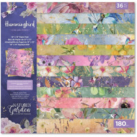 Дизайнерска Хартия "Колибри", 30.5 х 30.5 см, 36 Листа, 12 Дизайна, 180 гр./кв.м. Дизайнерска Хартия "Колибри", 30.5 х 30.5 см, 36 Листа, 12 Дизайна, 180 гр./кв.м.