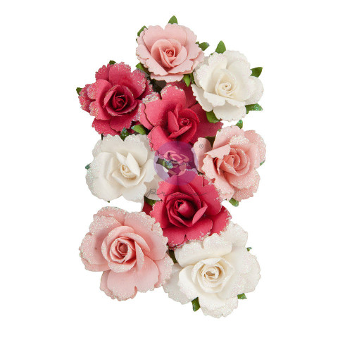 Красиви Рози - Червени, Бели и Розови, 9 Броя