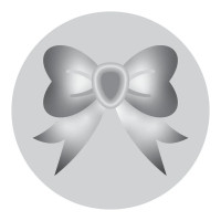 Мини 3D Восъчен Печат - Панделка, 1.27 см