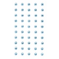 Кристални камъчета, Сини, 5 мм, 50 Броя
