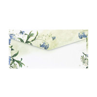 Пликове с Декорация, "Myosotis", DL (110 х 220 мм), 120 гр./кв.м., 10 Броя Пликове с Декорация, "Myosotis", DL (110 х 220 мм), 120 гр./кв.м., 10 Броя