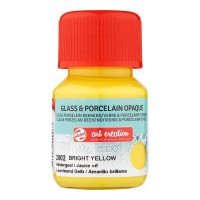 Боя за Стъкло и Порцелан, 30 ml, Плътна, Ярко Жълта