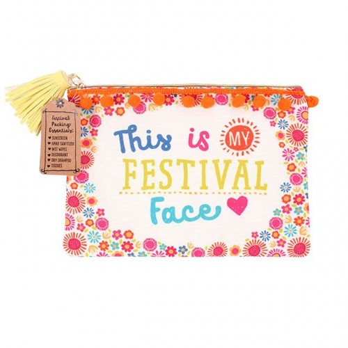 Несесер - This is my festival face, 24 см х 17 см х 1 см