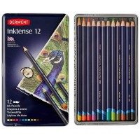 Акварелни Моливи - Inktense, 12 Цвята, Комплект