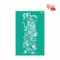 Самозалепващ Шаблон - Flowers, 13см х 20см