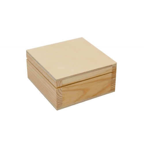 Дървена Кутия, Куб,11 х 5 х 8 см