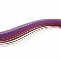 Лентички за Квилинг 5 цвята по 25 броя, 3 мм - Виолет