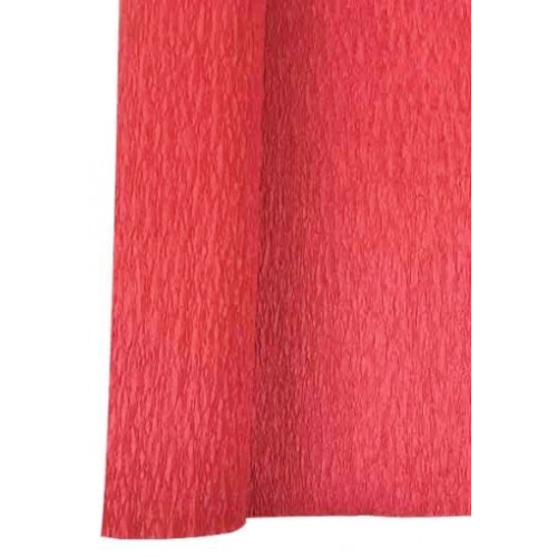 Креп Хартия с Разтегливост 60 %, 50 x 250 cm, Светло Червен Цвят, 32 гр./кв.м. Креп Хартия с Разтегливост 60 %, 50 x 250 cm, Светло Червен Цвят, 32 гр./кв.м.