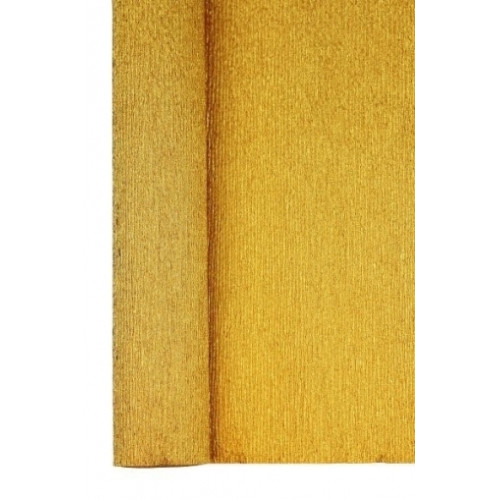 Креп Хартия с Разтегливост 90 %, 50 x 250 cm, Златна, 44 gsm Креп Хартия с Разтегливост 90 %, 50 x 250 cm, Златна, 44 gsm